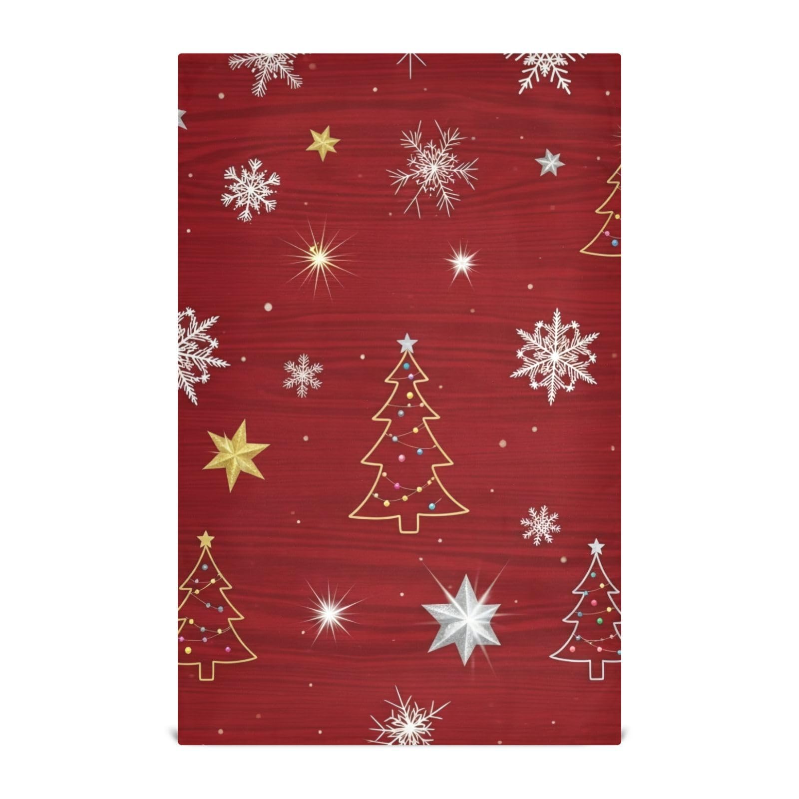Torchon de comptoir de cuisine absorbant motif flocon blanc grand format 71,1 x 45,7 cm GAIREG