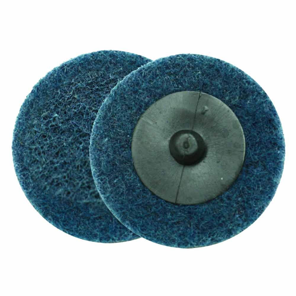 Superior Pads and Abrasives SD2F 2 inch Roll-on and Roll-Off Style Surface Conditioning Sanding Disc (Blue Color and Fine Grit)