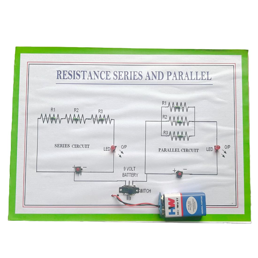 RESISTANCE SERIES and PARALLEL WORKING MODEL and PROJECT (B0CX9B9B93) Amazon Price History, Amazon Price Tracker