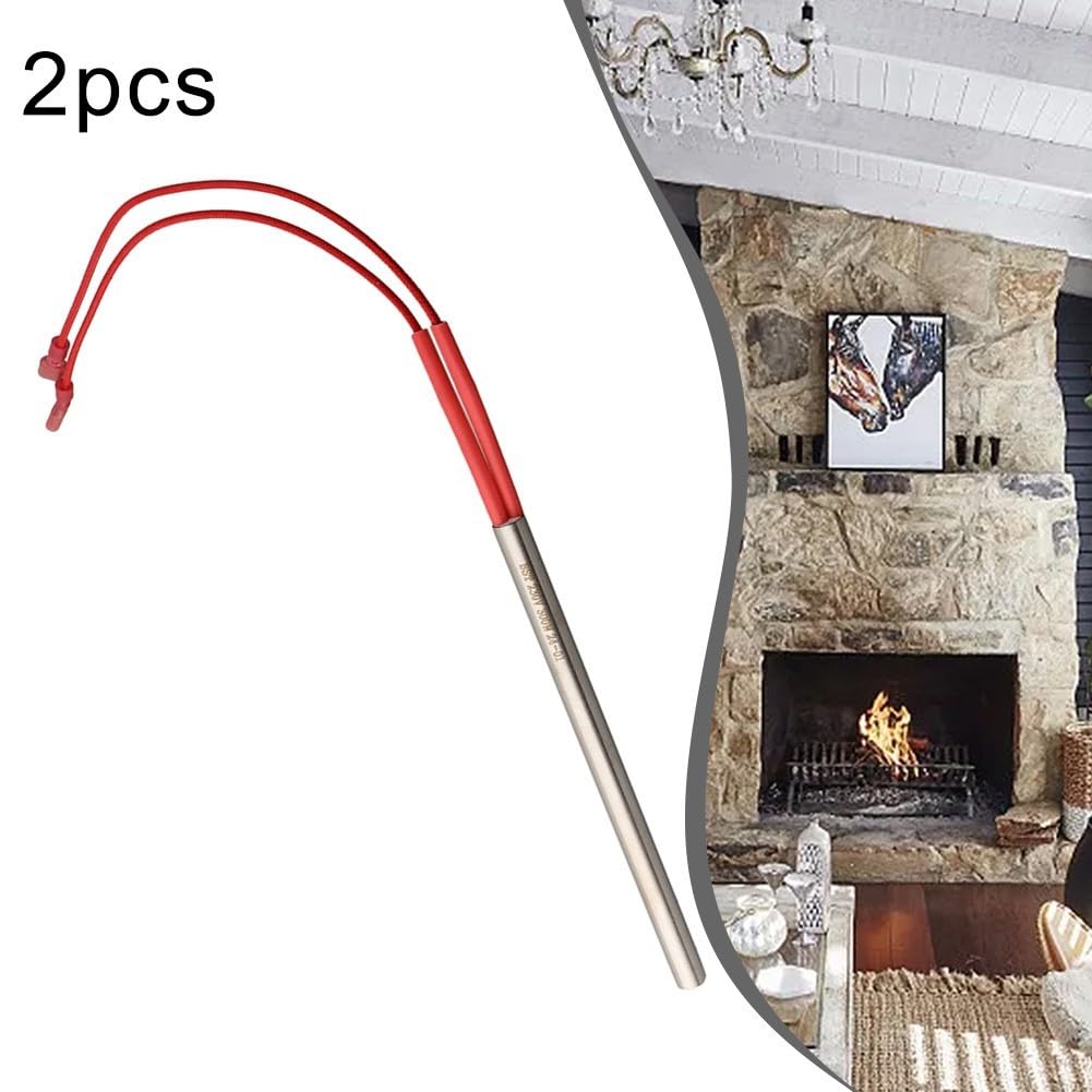 Kit de encendido brillante para estufas de pellets Nemaxx P6, P9 y P12 para combustión eficiente de pellets en estufas, 230 V/300 W, longitud 150 mm