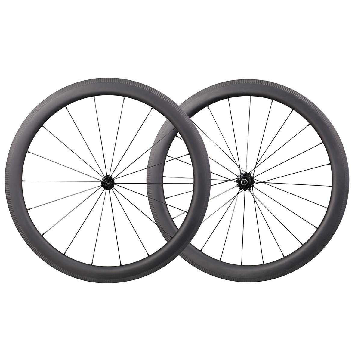 ICAN 1314/1357g AERO 40/AERO 50 Carbon Road Bike Wheelset 700c Rim Brake Clincher Tubeless Ready Sapim CX-Ray Spokes