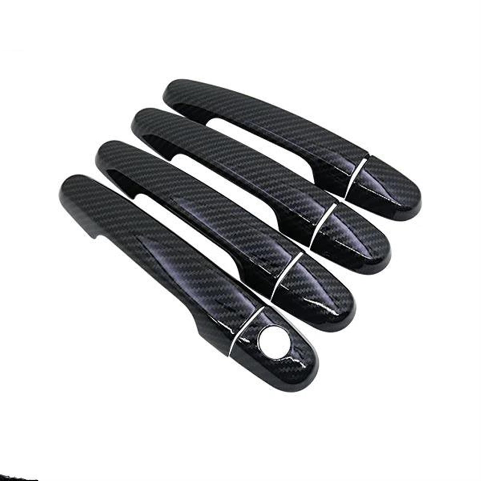 Noheeu Style 1 Car Door Handle Cap Decorative Outer Cover Shell For Toyota Rav4 Xa20 2001-2005(Style 1)