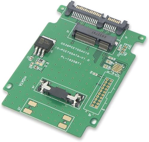 Miniatura 2 de Syba Mini-SATA mSATA 1.969 in SSD Conector a SATA III 2.5 Convertidor Adaptador (SY-ADA40050)