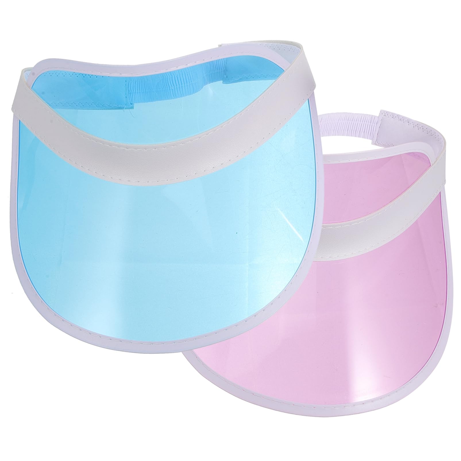 BESPORTBLE Sombrero para El Sol Gorra Transparente para El Sol Sombrero del Camionero Sombrero Parasol Sombreros De Verano para Mujer Tapa Sombrero De Copa Gorras El Plastico