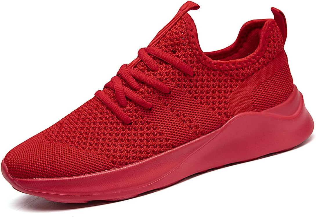 Mens Slip On Sport Running Walking Non Slip Lightweight Sneakers Breathable mesh Shoes Knitted Outdoor Working Casual for Men