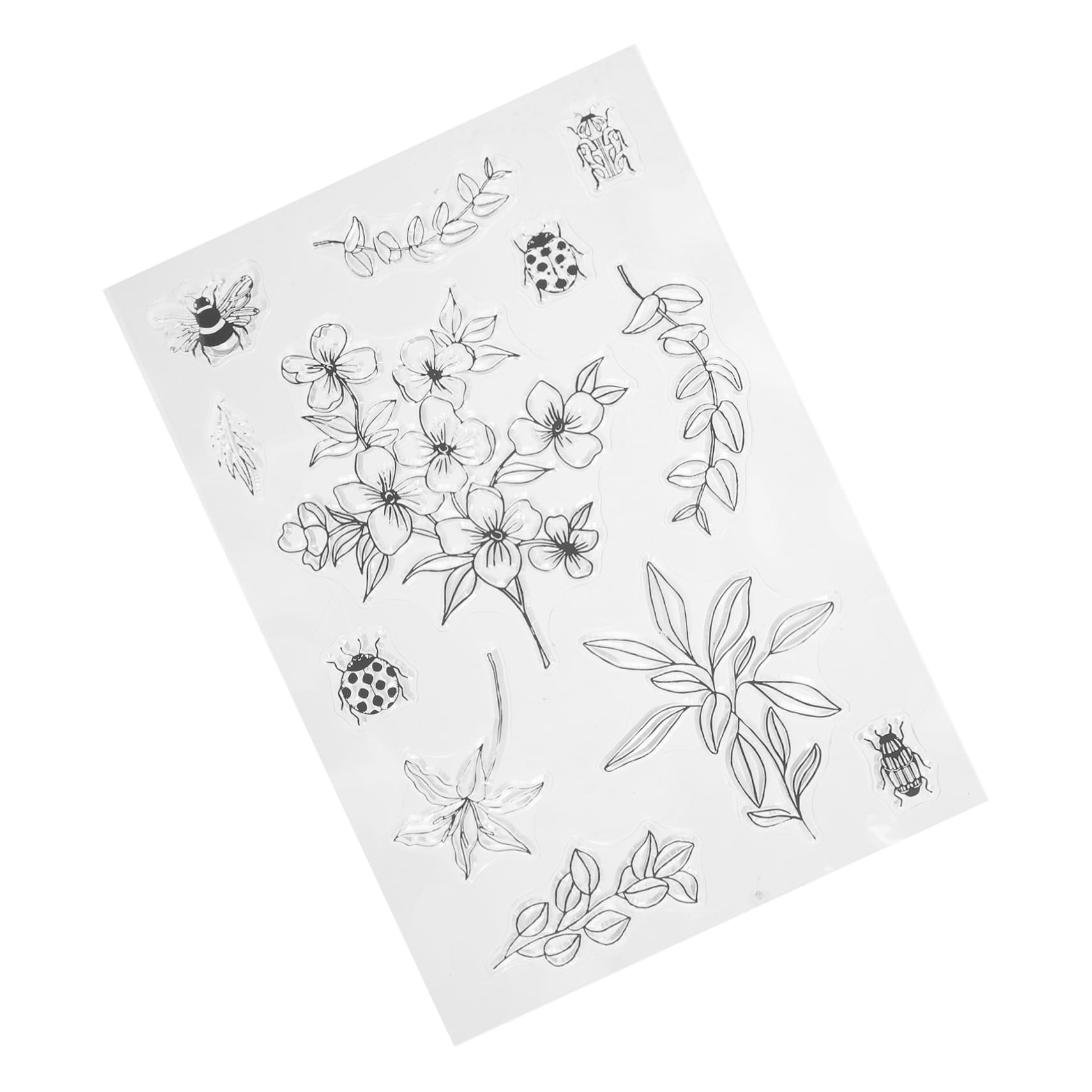 SEWACC Animal Stamps Transparent Stamp Decorative Clear Stamp Silicone Stamp Dedicated Seal Decorate Stamps for Clear Silicone Stamp Clear Stamp