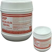 Vaselina Solida Farmacêutica Medicinal Usp Pura Sem Cheiro Branca 500g