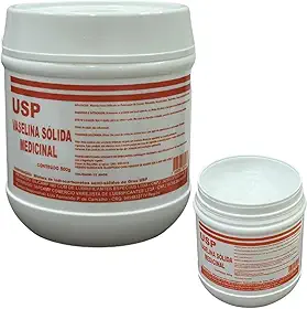 Vaselina Solida Farmacêutica Medicinal Usp Pura Sem Cheiro Branca 500g