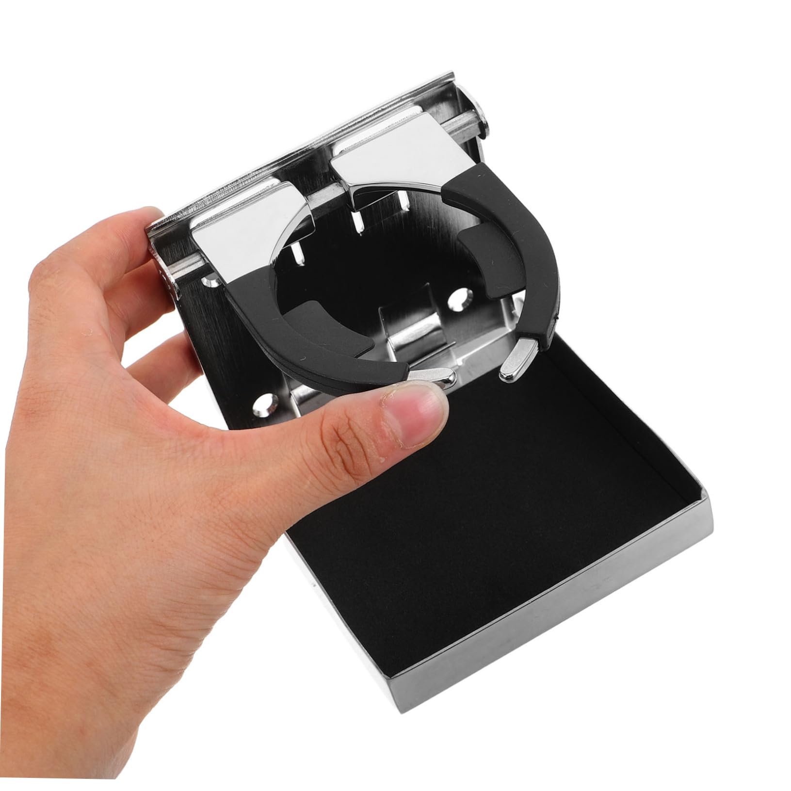VICASKY Porte-gobelet Pliable et Réglable pour Tasses et Bouteilles pour Camping-Cars Bateaux et Caravanes avec Installation Facile