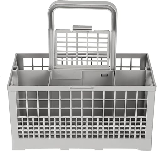 Miniatura 7 de Cesta de cubiertos para lavavajillas, caja de repuesto para lavavajillas, cestas universales para cubiertos, para Kenmore, Maytag, KitchenAid, gris,