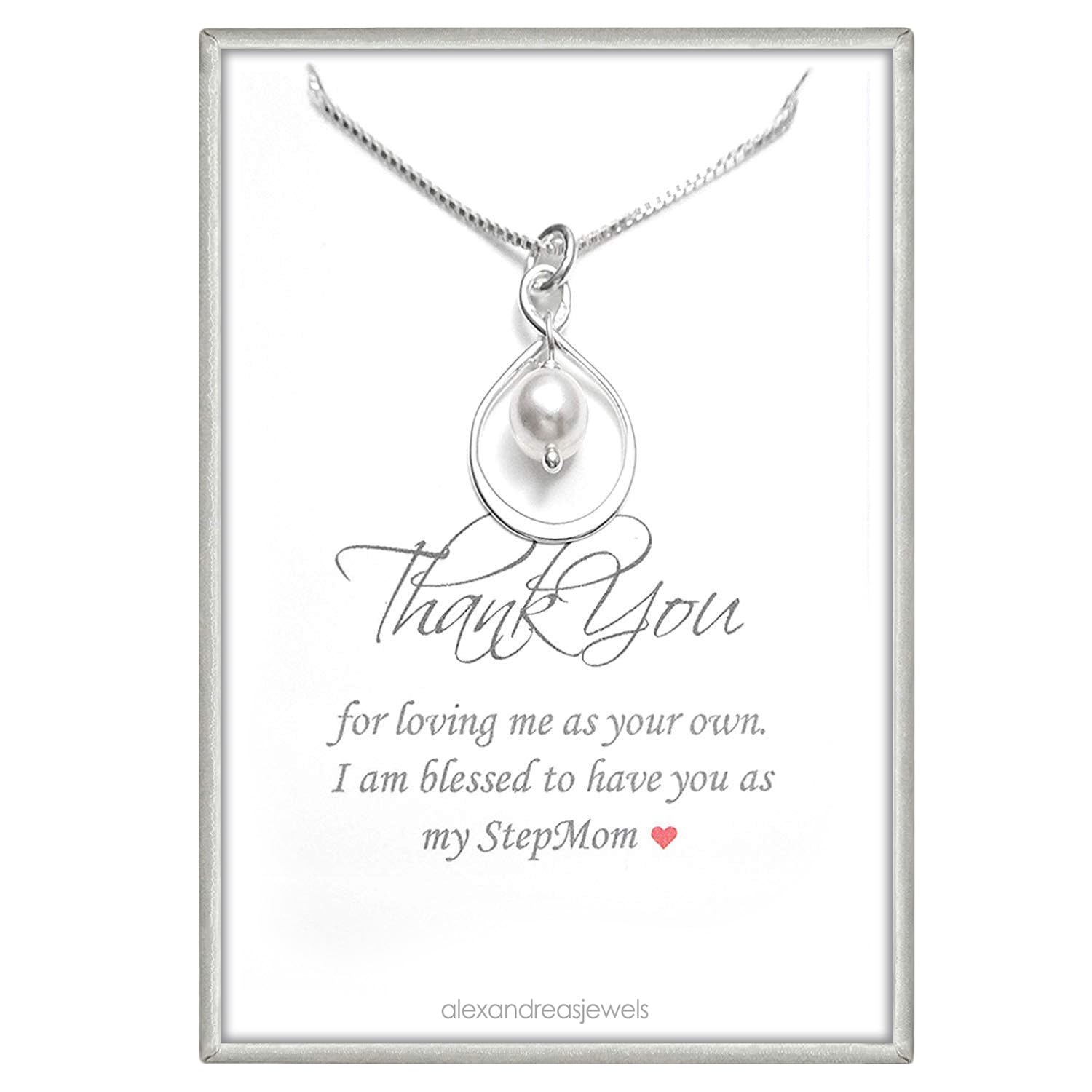 Alexandreasjewels Infinity Pearl Necklace
