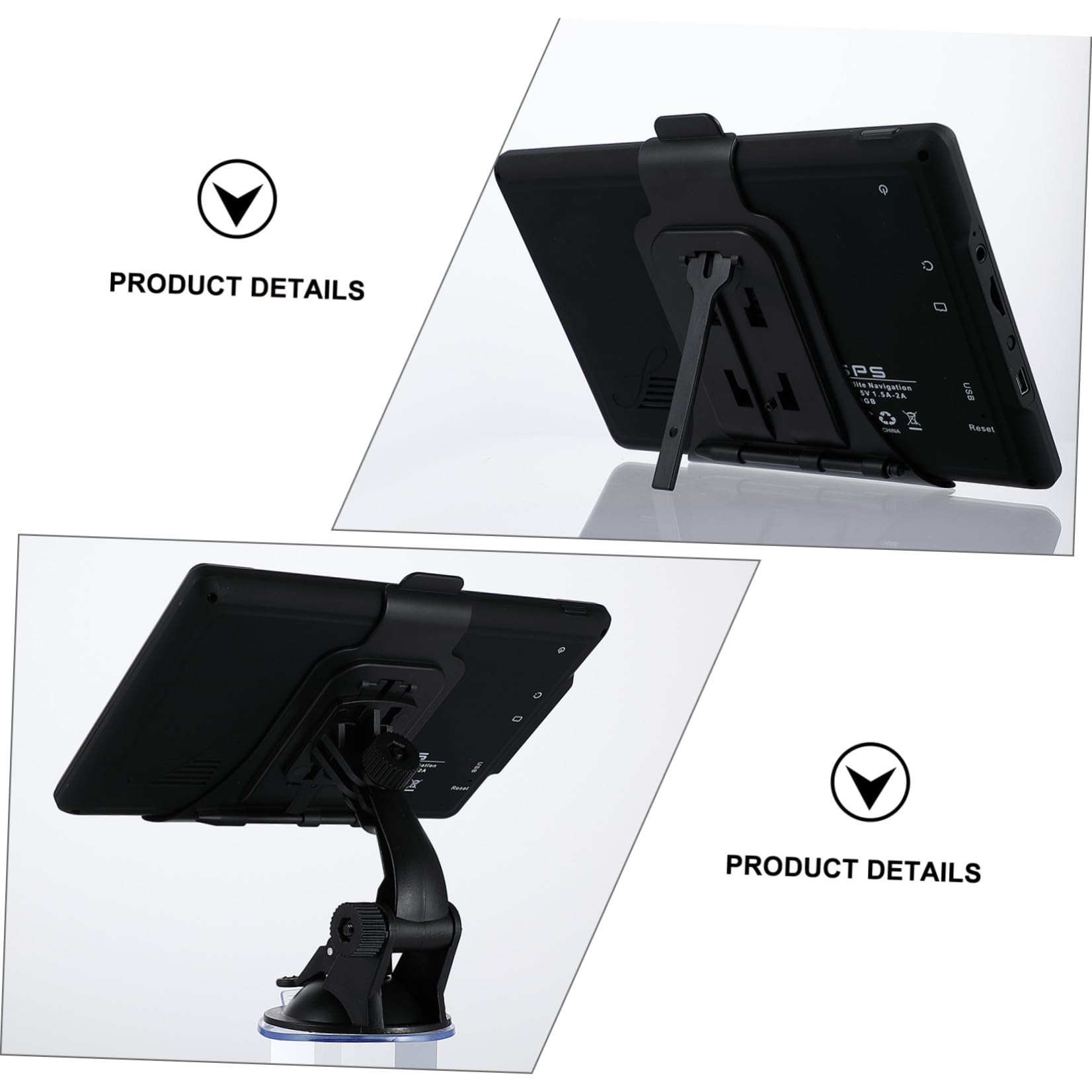 Navigatore GPS da Camion e Auto 7 Pollici Touch Screen Nero
