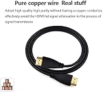 HDMI to HDMI Cable 1080p 4K 3D High Speed with Ethernet Arc Latest Version 1 FT / 0.3 M (1 FT / 0.3 M)