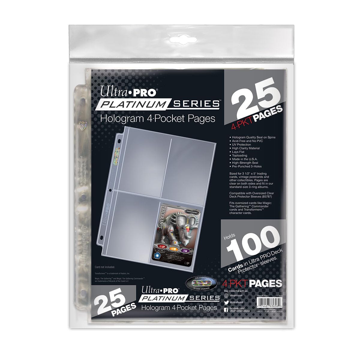 Ultra Pro83658, Clear