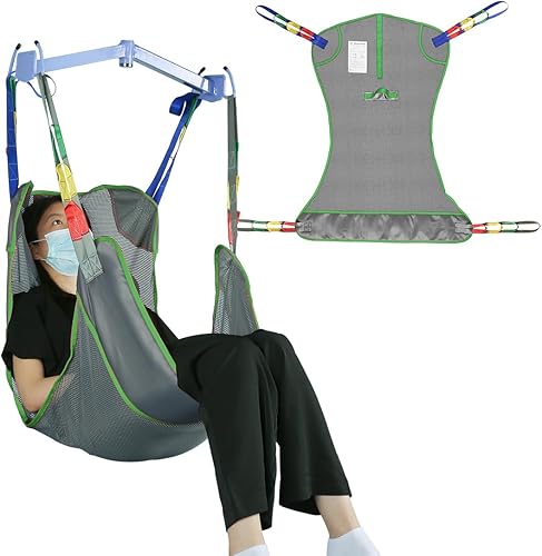 Miniatura 9 de EZ Assistive Hoyer Lift - Eslinga universal de cuerpo completo para pacientes, para posicionamiento de la cama y ayuda de asistencia al baño,