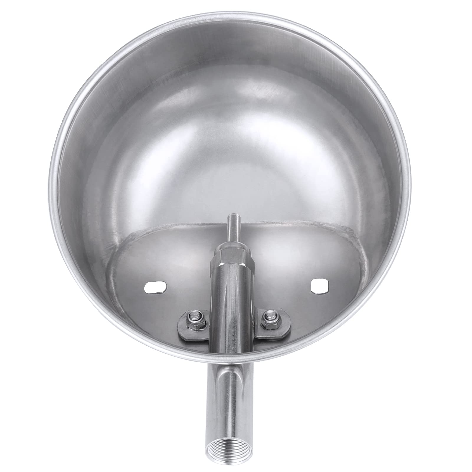 Paquete de 2 bebederos automáticos de acero inoxidable con pinza de agua de 1/2 pulgada, bebedero de ganado para lechones, cabras, ovejas y otros animales de granja