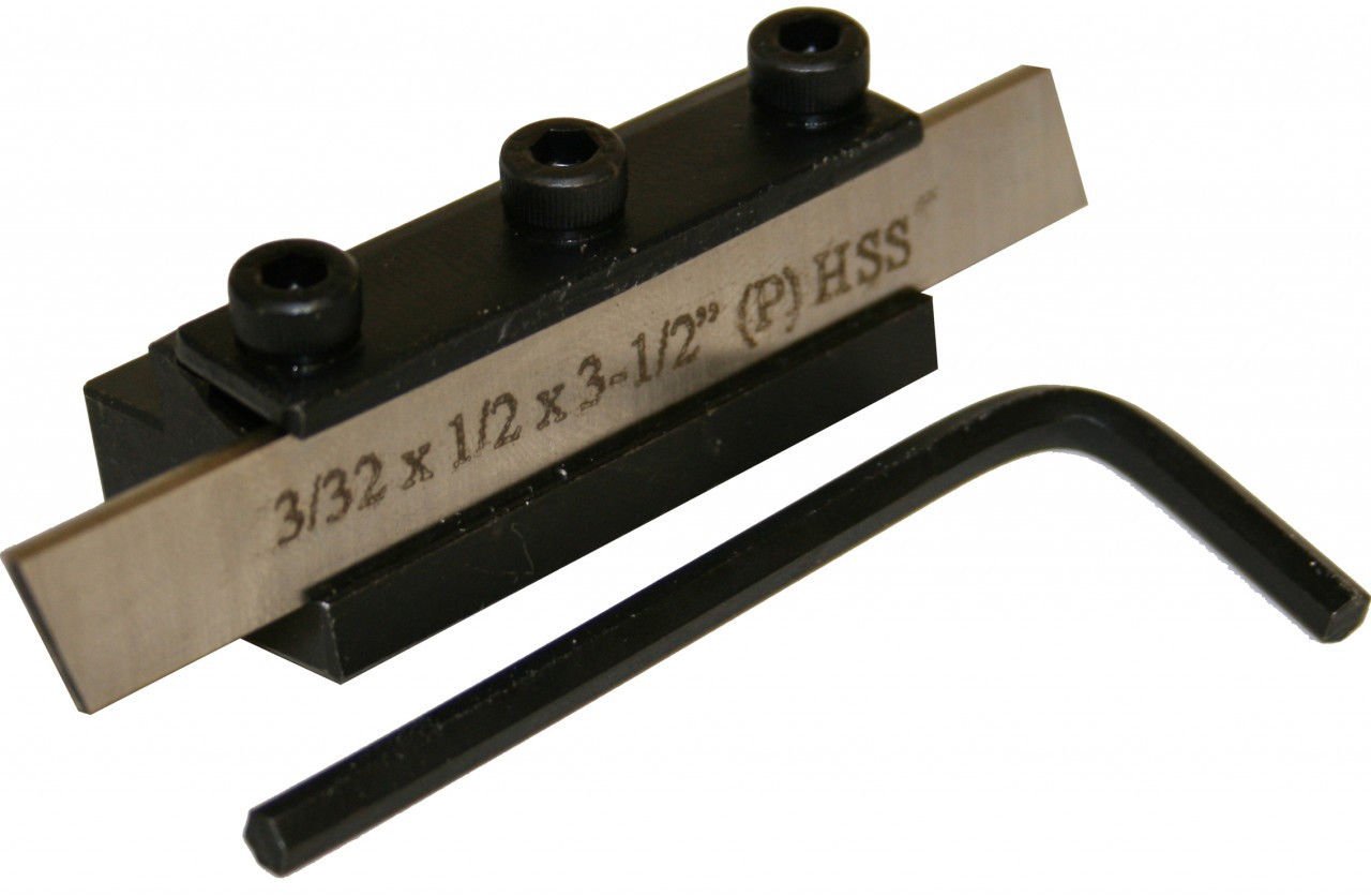 Outil de séparation de tour de type T anti-vibration à lame HSS 5/16