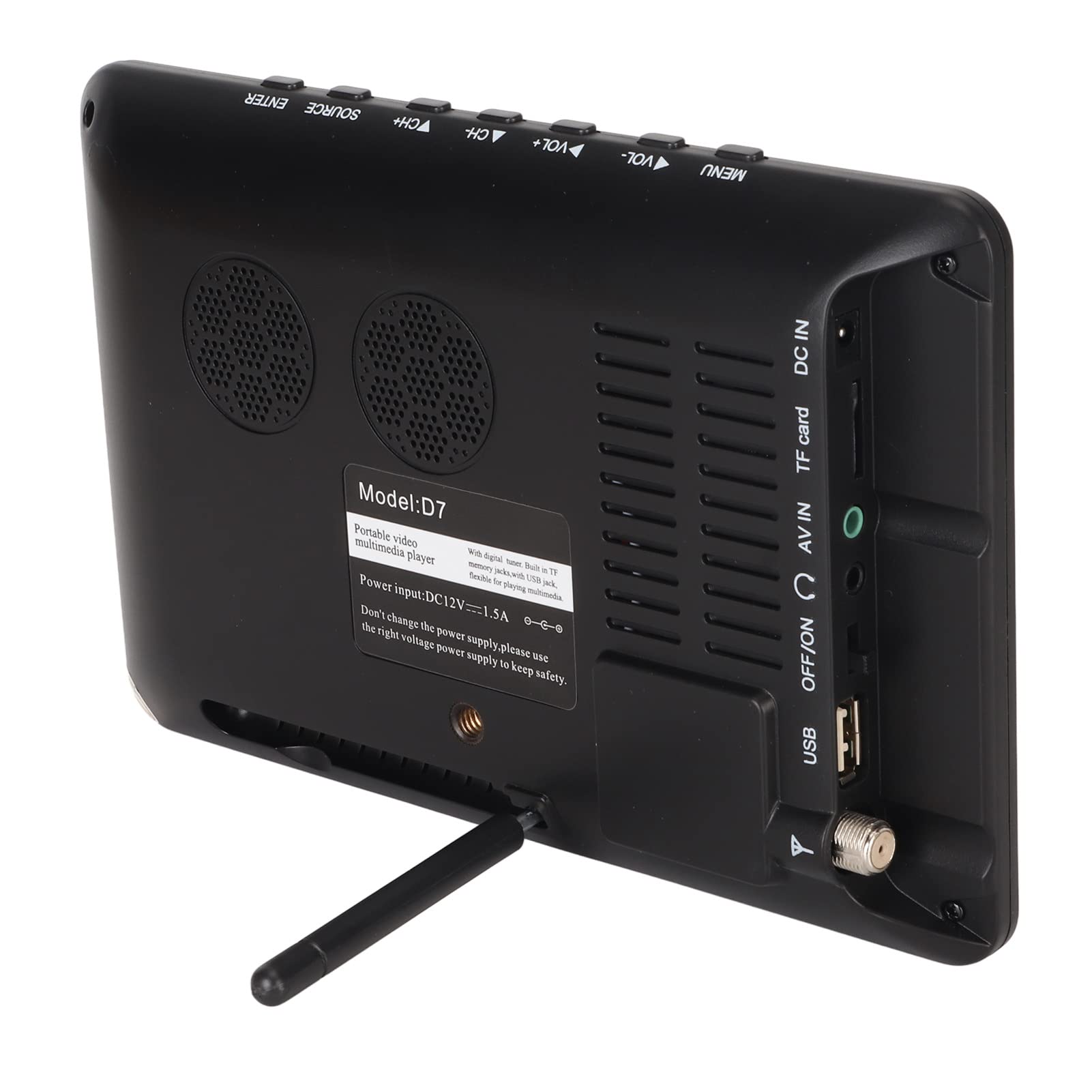 Portable Television With Battery 7 Inch Portable Digital TV With Built ...