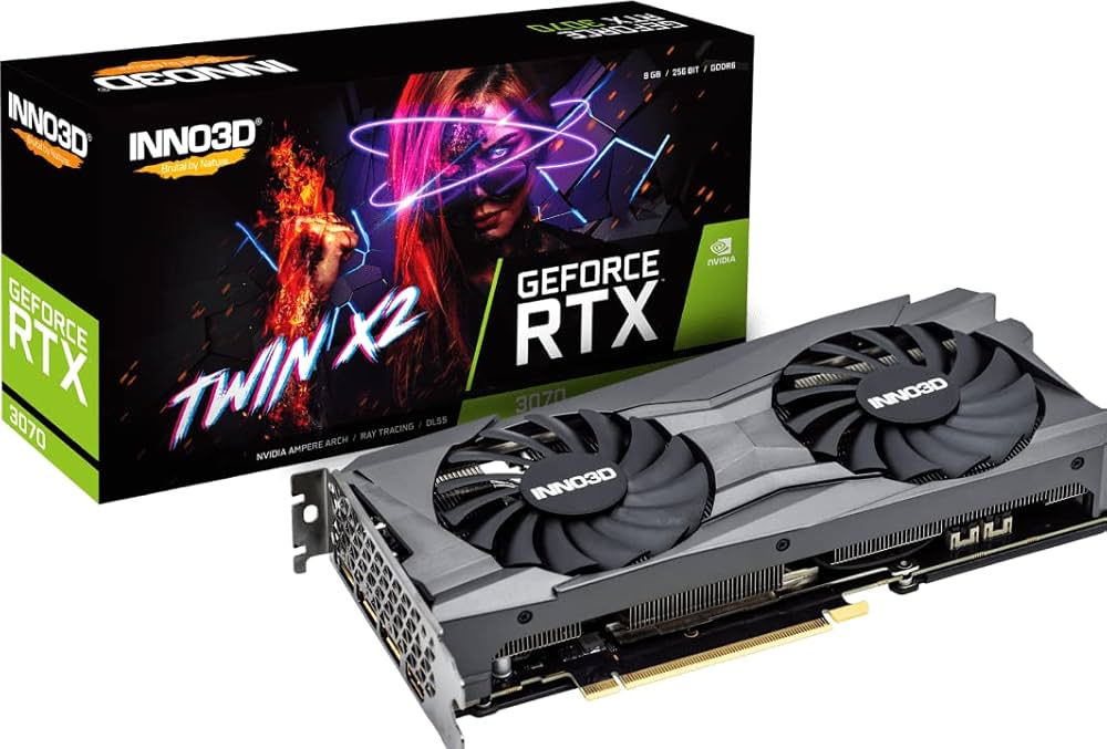 グラフィックボード・グラボ・ビデオカード INNO3D GeForce RTX 3070 TWIN X2 Amazon | INNO3D GeForce RTX 3070 Twin X2 LHR | Inno3D