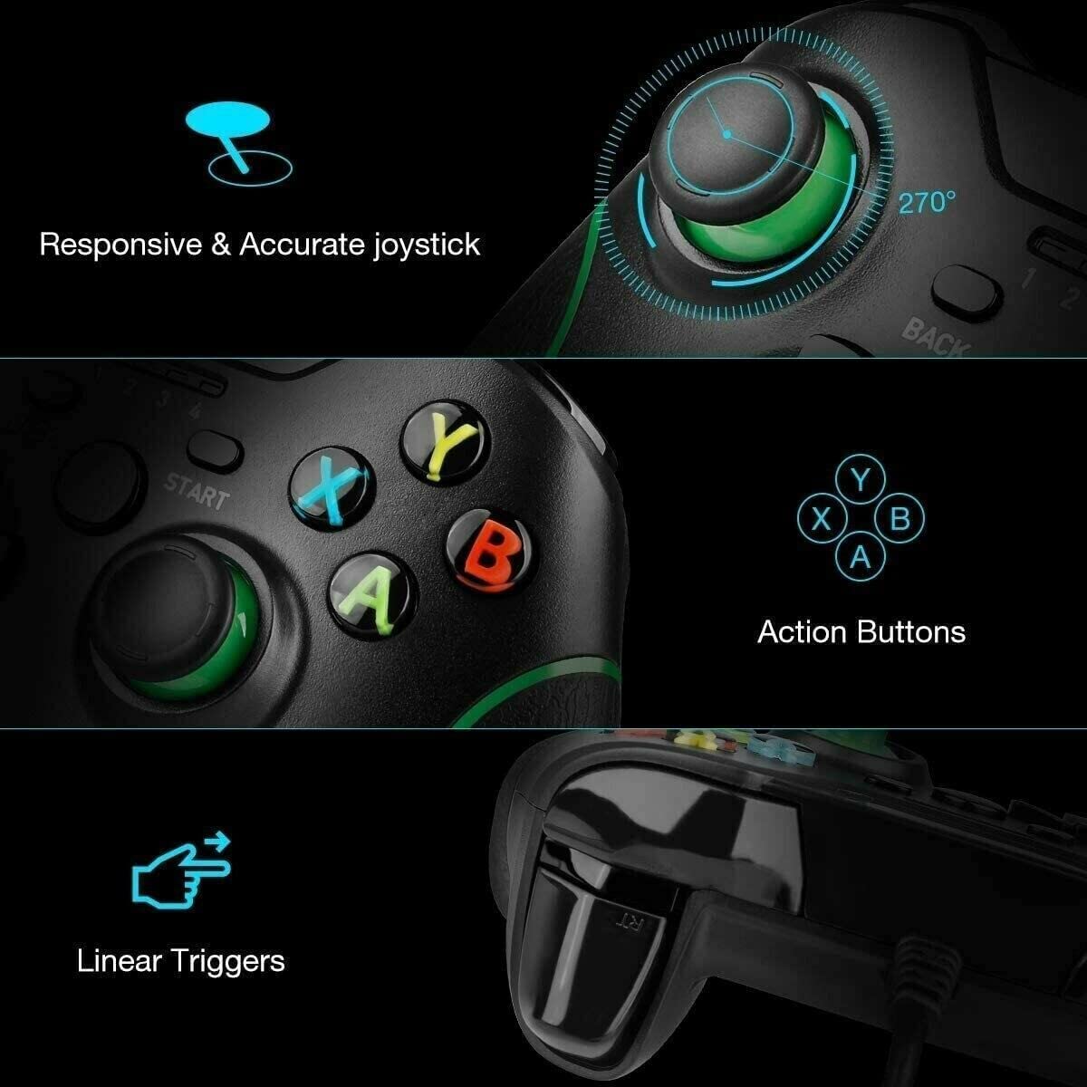 Prodico Wireless Controller for Xbox One, Compatible with Xbox One/One S/One X/One Series/PC Windows 7/8/10