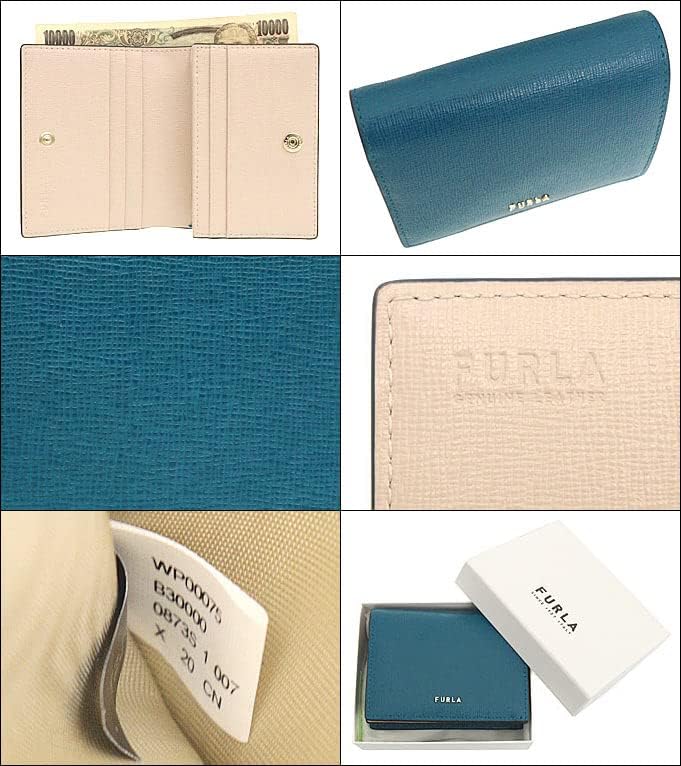Amazon | [フルラ] 財布(二つ折り財布) WP00075 B30000 オニキス×ネロ
