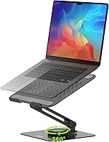 Vista 1 de acer Soporte para Laptop para Escritorio - con Base Giratoria de 360°, Elevador Giratorio para Laptop para Escritorio, Soporte Ajustable
