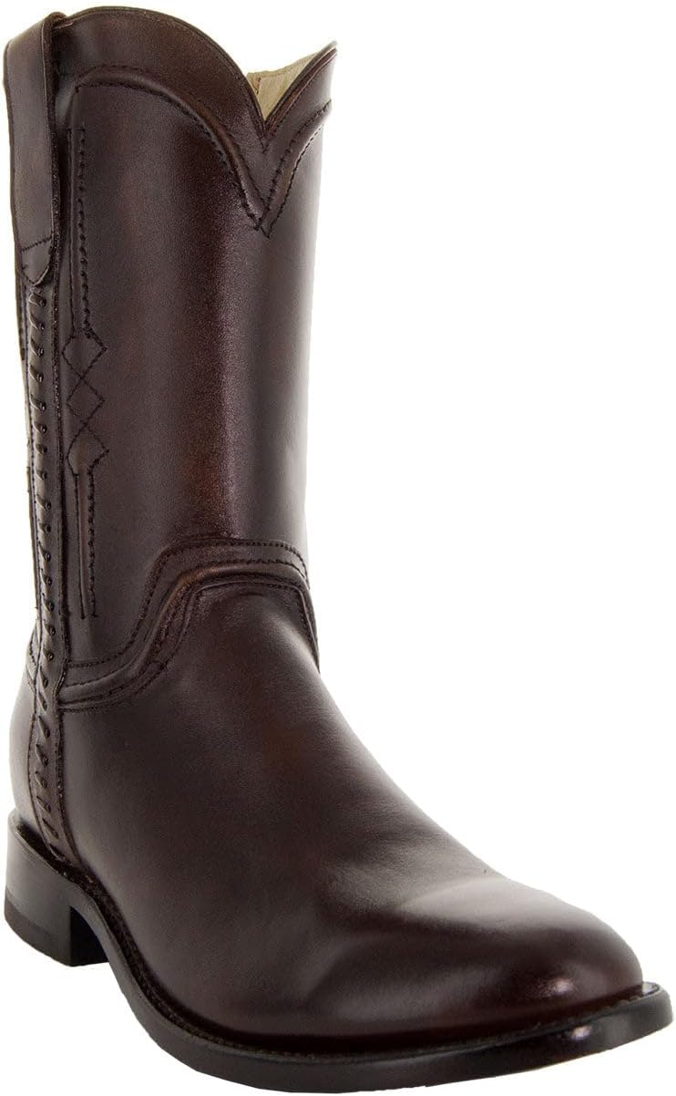 Soto Boots Men's Roper Cowboy Boots, Genuine Leather Men's Cowboy Boots, Western Boots For Men H4003 - Image 3