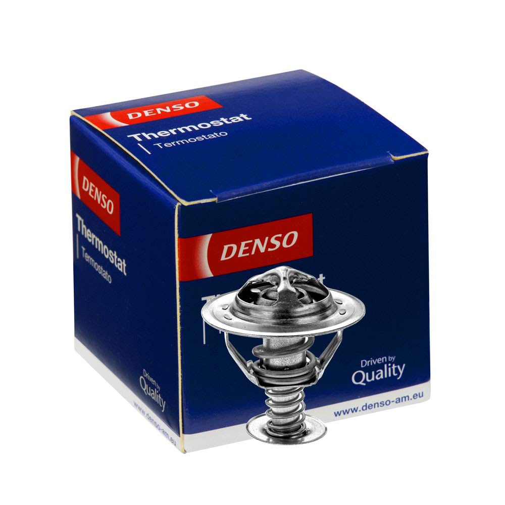 DENSO Automotive Thermostat - DTM82281 - Replacement OEM Engine Thermal Temperature Control Regulator for Reliable and Optimal Cooling