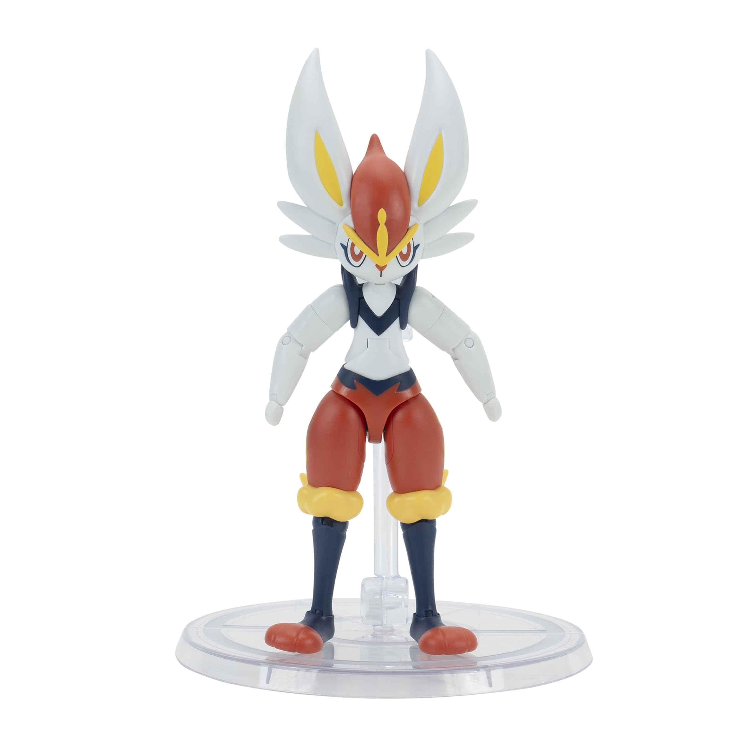 Pokémon Select Cinderace - 6-Inch Super-Articulated Figure with 15 Plus Points of Articulation