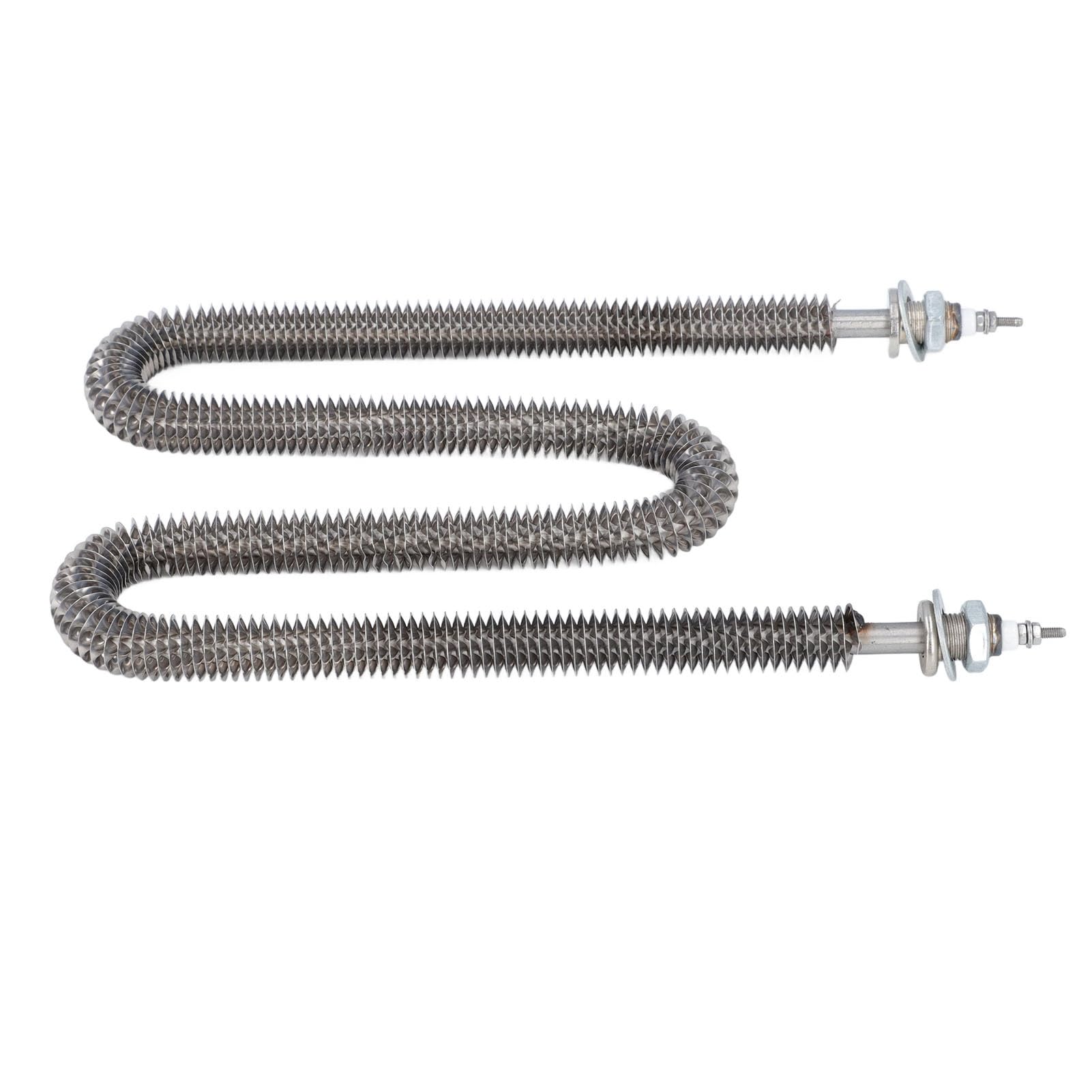 Tubo Riscaldante Alettato Tipo W in Acciaio Inossidabile per Forni e Attrezzature da Panetteria - Elemento Riscaldante Elettrico da 2500 W 220 V - Diametro Tubo 12 mm, Lunghezza (220 V)
