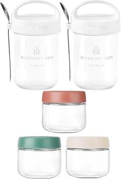 Overnight Oats Containers with Lids