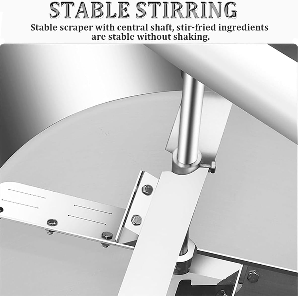 Automatic Stainless Steel Food Mixer, Commercial Pot Stirrer for Soup, Sauce & Seasoning - Ideal for Restaurants, Food Factories, and Home Cooking
