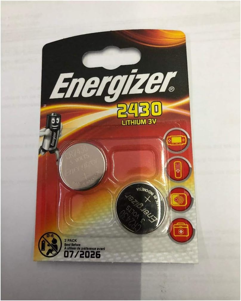 Lot De 6 Piles Bouton CR2430 3V EEMB - Pour Télécommandes, Clés De Voiture, Appareils Médicaux