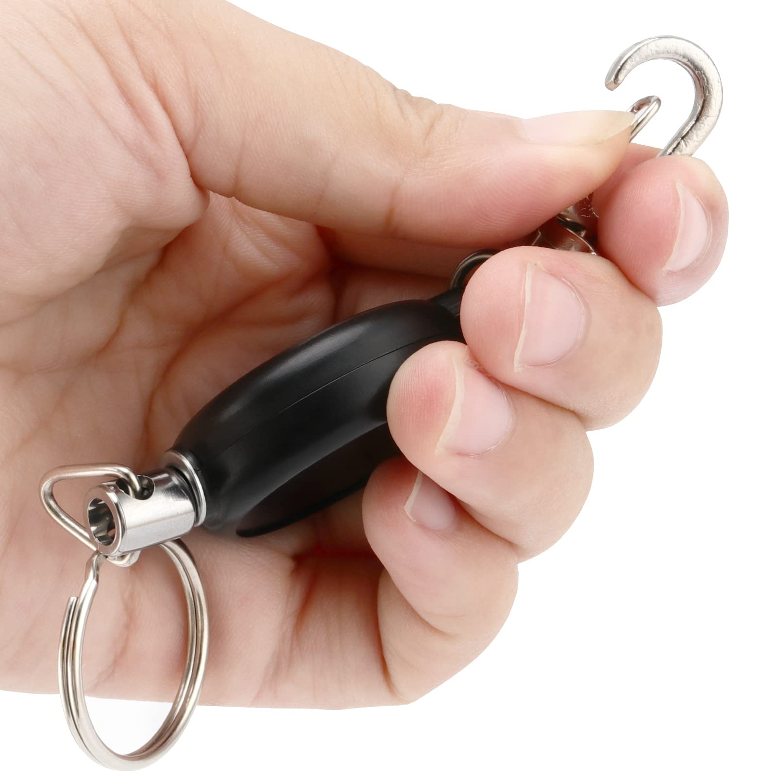 ZOENHOU 10 Pcs Retractable Keychain, Stretchy Keyring Clip - Image 3