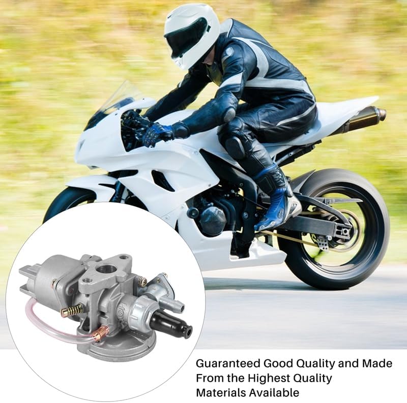 Carburetor Carb Carby + Air Filter + Stack For 2 Stroke 47Cc 49Cc Engine Parts Mini Moto Kids Atv Quad Dirt Pocket Bike Minimoto - (Color: Silver blue)