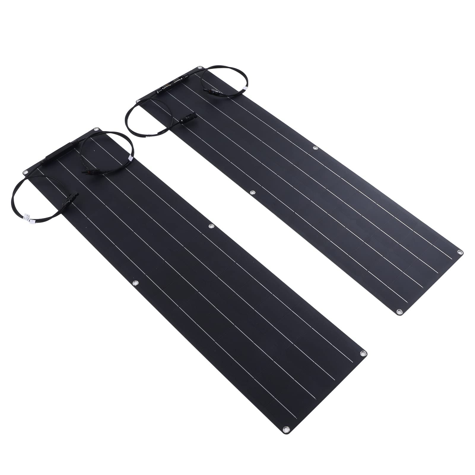 Yosoo Health Gear Elastyczny Panel Słoneczny o Mocy 100 W. Monokrystaliczny Panel Fotowoltaiczny z PET. Wydajność 21 procent. Skrzynka Przyłączeniowa IP68 z Kablem Fotowoltaicznym dla Jachtu