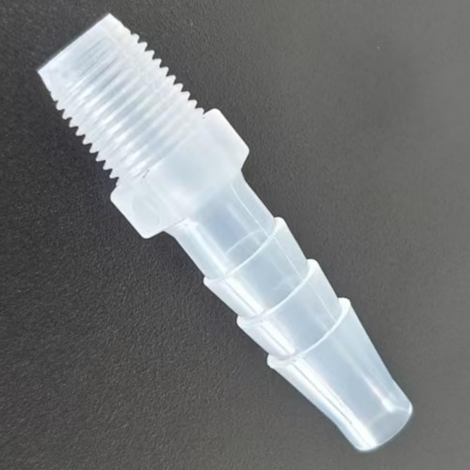 Gwint męski 1/8G do złączki do węża z przyłączem króccowym, 50 sztuk złącza z tworzywa sztucznego PP(1/4inch 6.4mm)