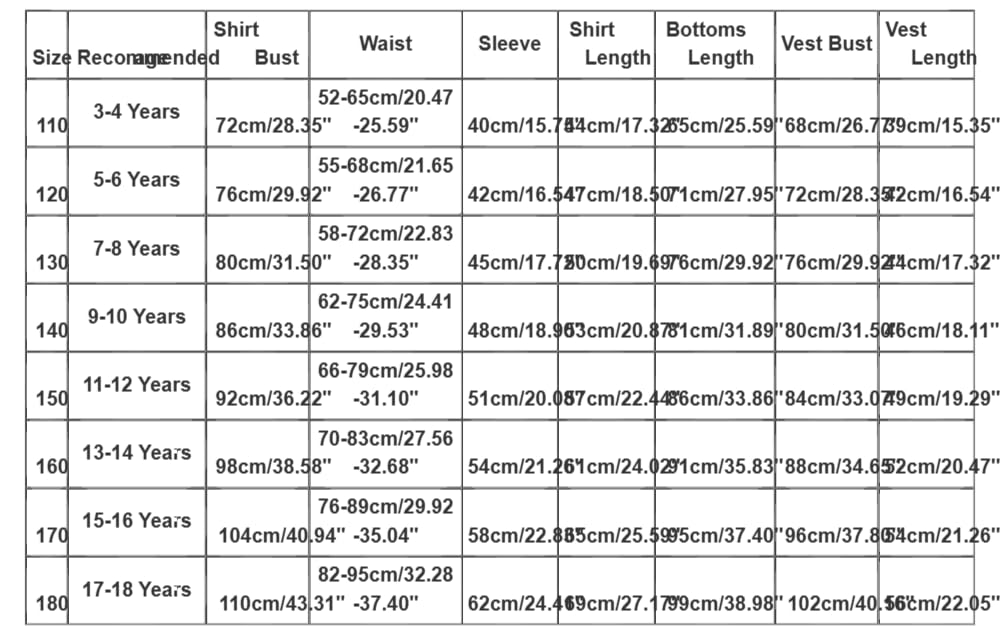 Generisch Novedades 2027 traje de niño uniforme escolar elegante chaleco pantalones hombre conjunto para tiempo libre escuela diario cuatro estaciones look completo con camisa de corbata