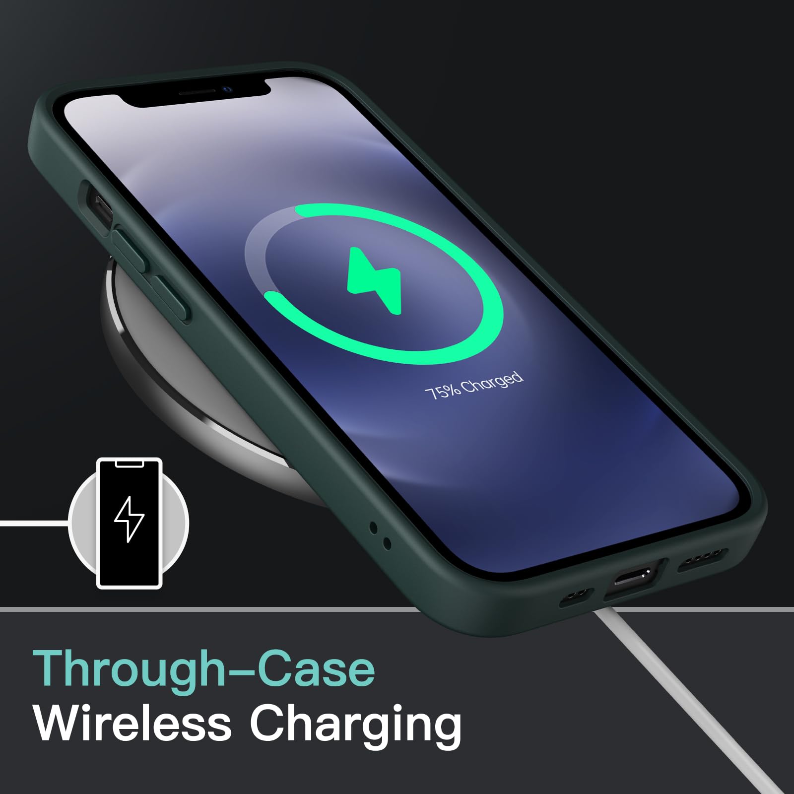 IPhone 14 Pro Case, Luxury Sparkle Clear Leopard Silicone