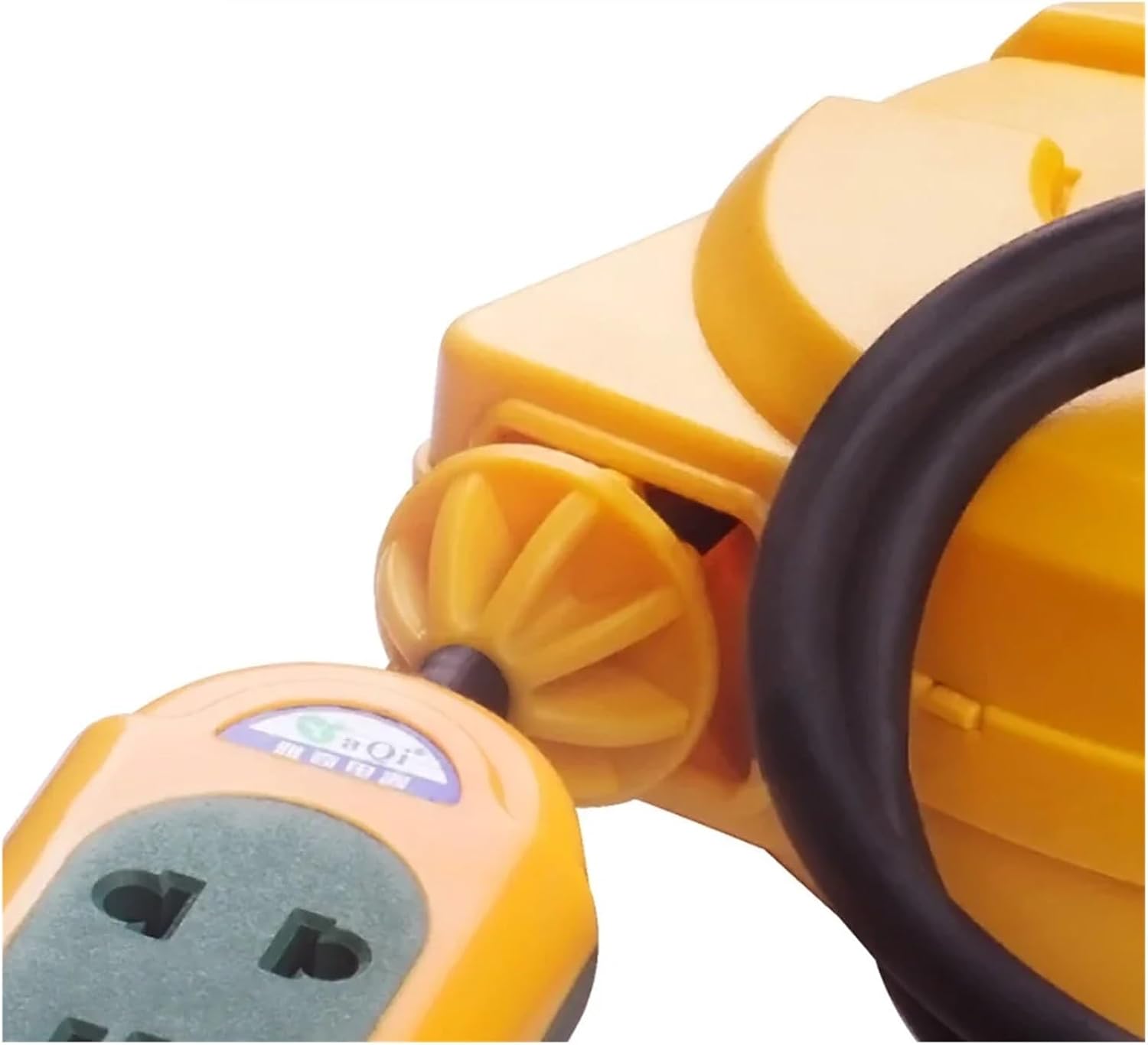 Extension Cord Storage Reel, 5M Automatic Retractable Power Cable Reel Wire Retractable Cable Barrel Electric Cable Reel Power Hose Reel 3000W(2x1x6m 2000W)