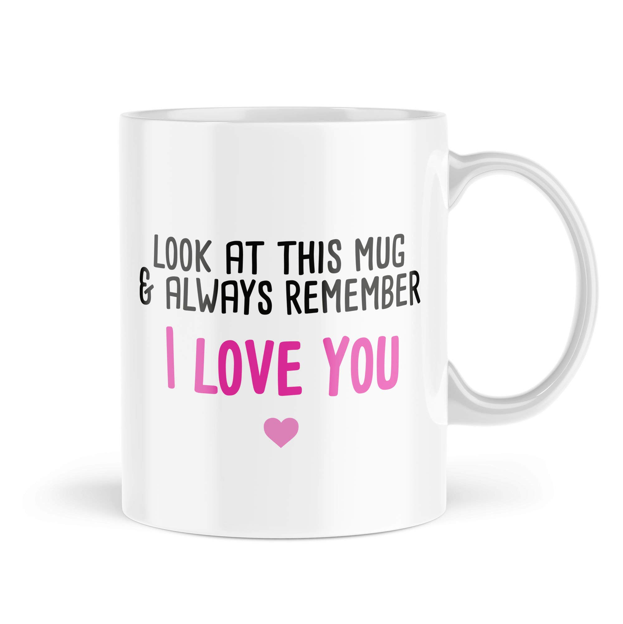 Cute Leaving Work Mug - Remember I Will Always Love You - Colleague Office Gifts - Emigration Farewell Mugs for Work Colleagues Gift Mbh828