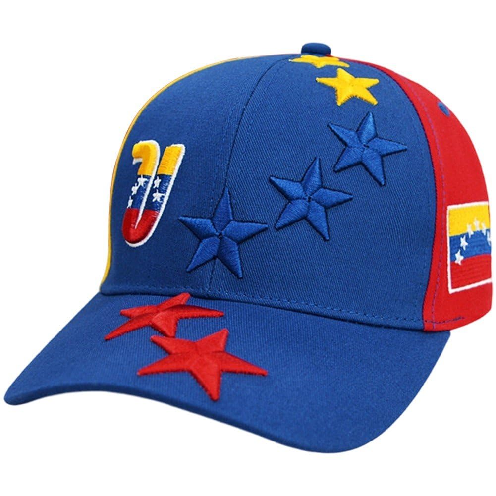 Sslvya Venezuela Flag Baseball Cap for Men Women, Adjustable Sun Protection Caps Unisex Trucker Hat Venezuelan Patriotic Hats