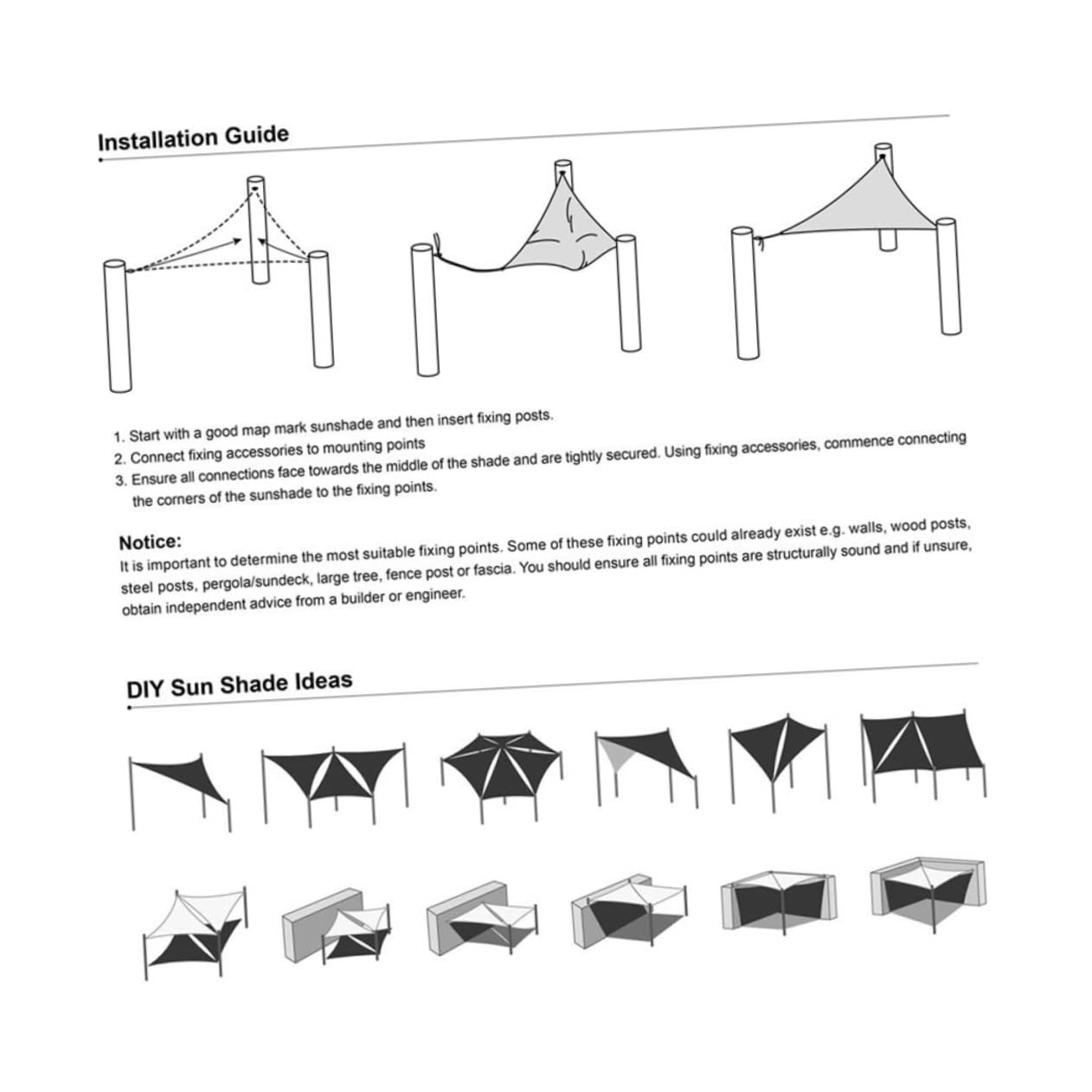 Voile D'ombrage Triangulaire PE Beige Anti-UV pour Jardin | Fête Été, Corde Incluse, Installation Facile, Usage Camping et Parc, Format Toutes Saisons