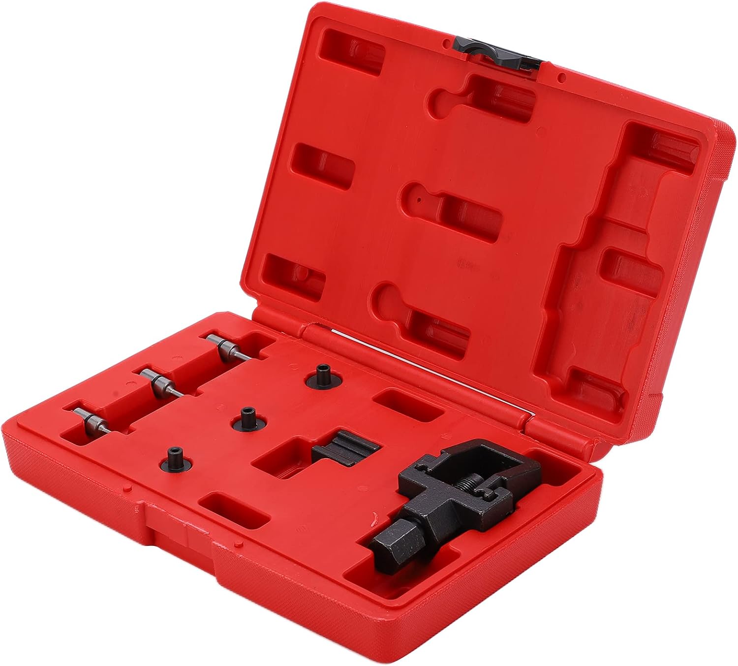 8Pcs Motorcycle And Car Drive Cam Chain Splitter Breaker With Riveting Tool Set Hardened Tempered For Workshop Use Suitable For 520 525 530 Drive Chains