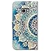 Galaxy S7 Wallet Case,Bcov Green Circular Mandala Flip Wallet Leather Cover Case with Credit Card Slot ID Card Holder Kickstand for Samsung Galaxy S7