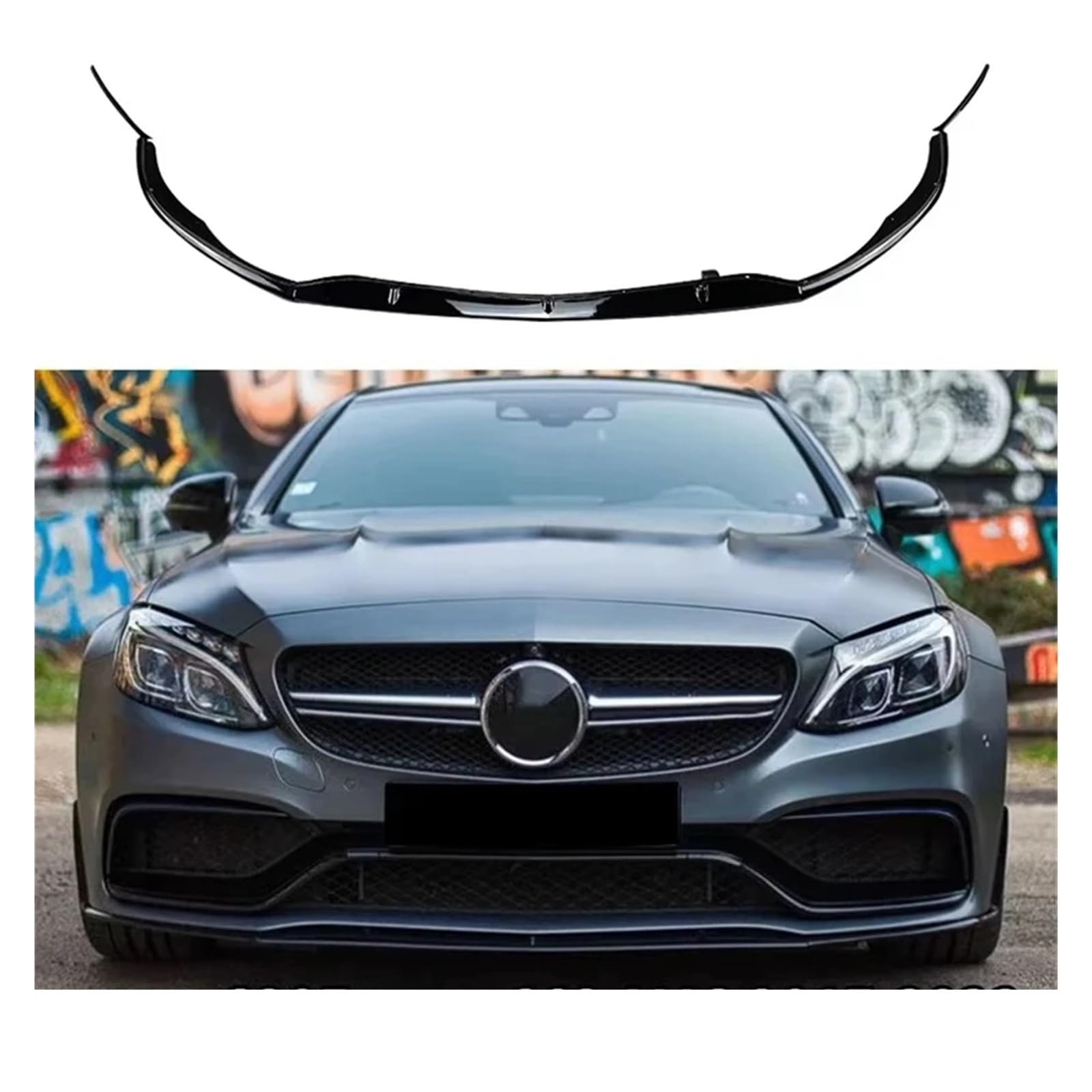 Do Benz C-class W205 C205 S205 C63 AMG Przedni zderzak
