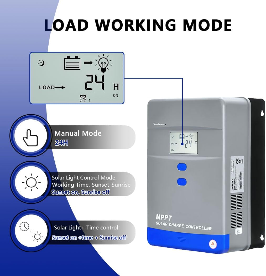 Y&H MPPT Solar Charge Controller dimensions