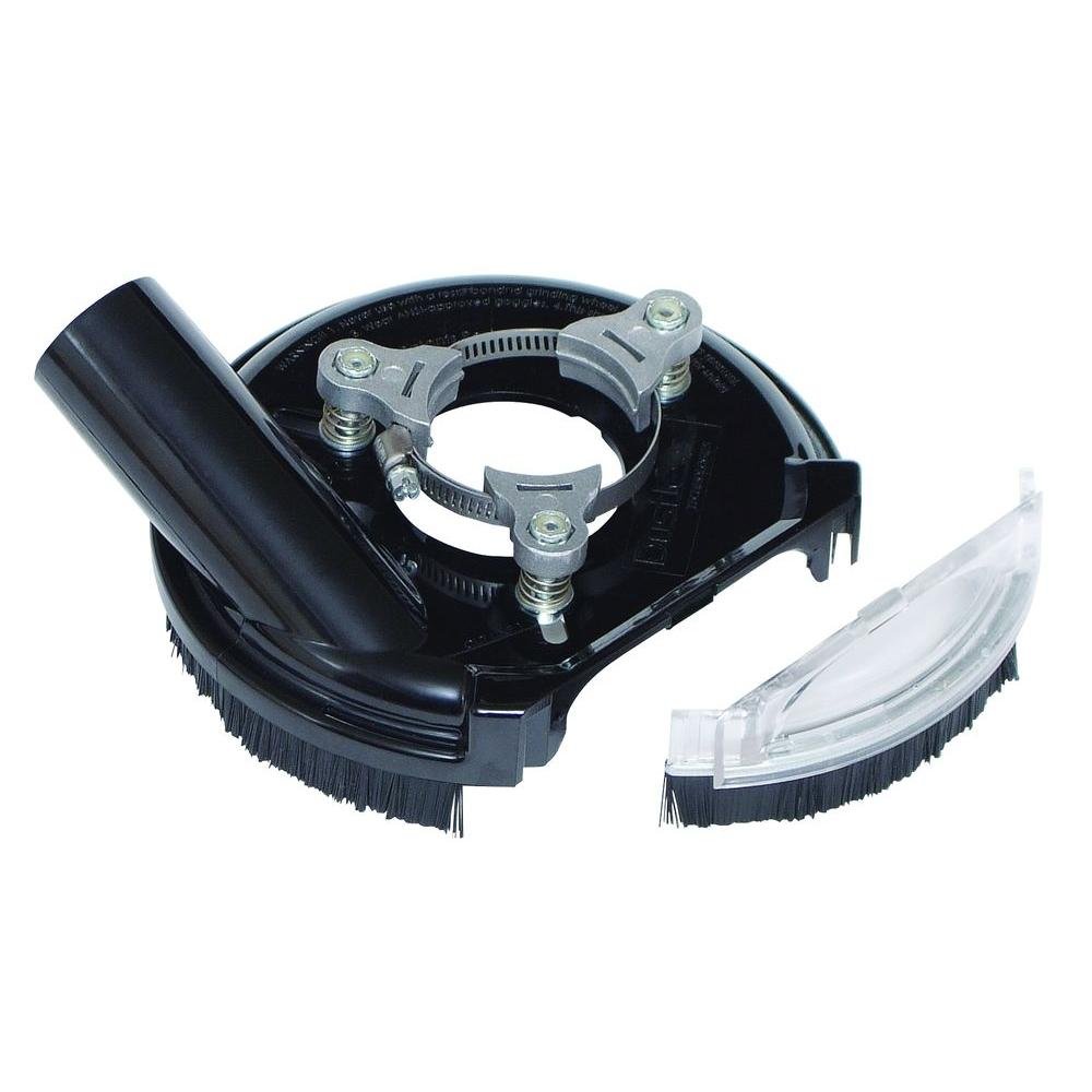 Dustless Technologies 5 in. Polycarbonate Pro Dust Shroud in Black
