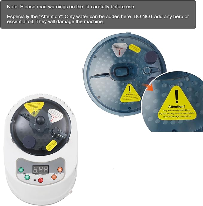 Generador de Vapor Portátil ZONEMEL 2 Litros Acero Inoxidable Control Remoto miniatura 3