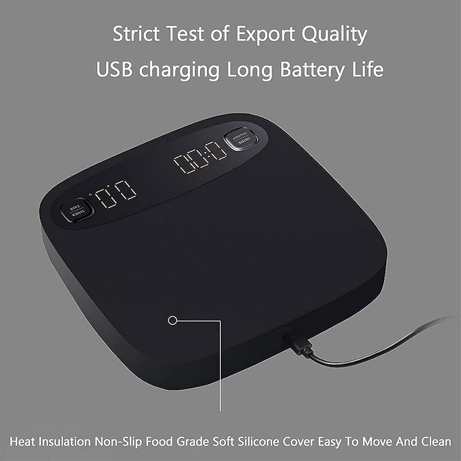 Báscula de Cocina Digital con Pantalla, báscula electrónica precisa de 1g/0,05 Oz for cocinar y Hornear